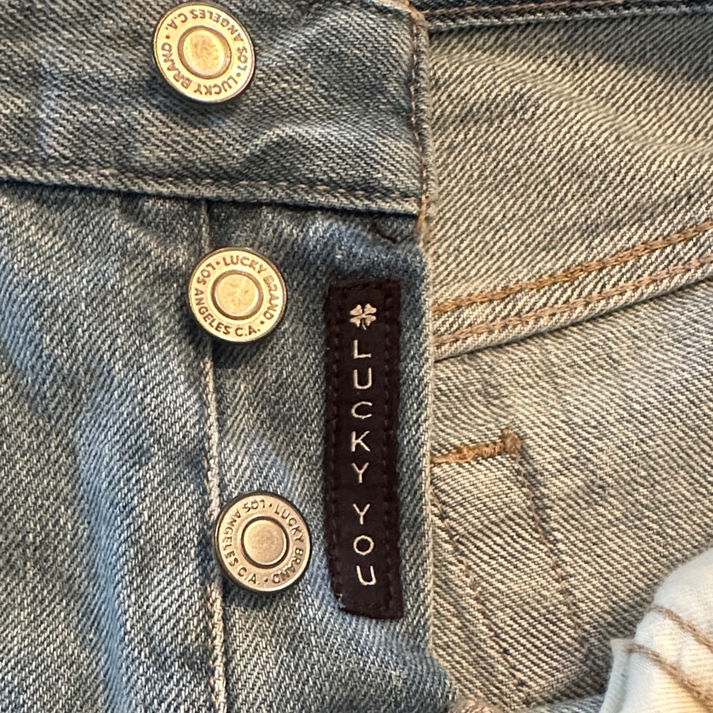 Lucky Brand Light Blue Boyfriend Jean Shorts - Picture 5 of 5